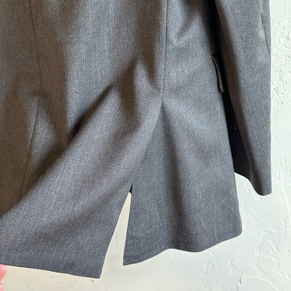 Banana Republic Lanificio Cerruti Tailored Fit Gray Classic Wool Blazer Sz 42R - Picture 11 of 14